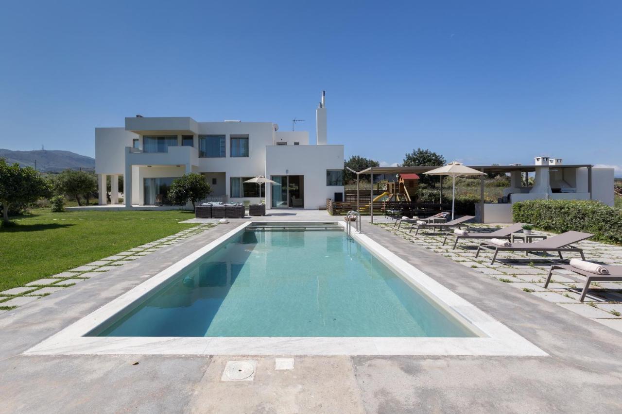 Lux Villa Mia With Heated Pool, 2Km To Beach & Childrens Area! Mikro Metochi 외부 사진