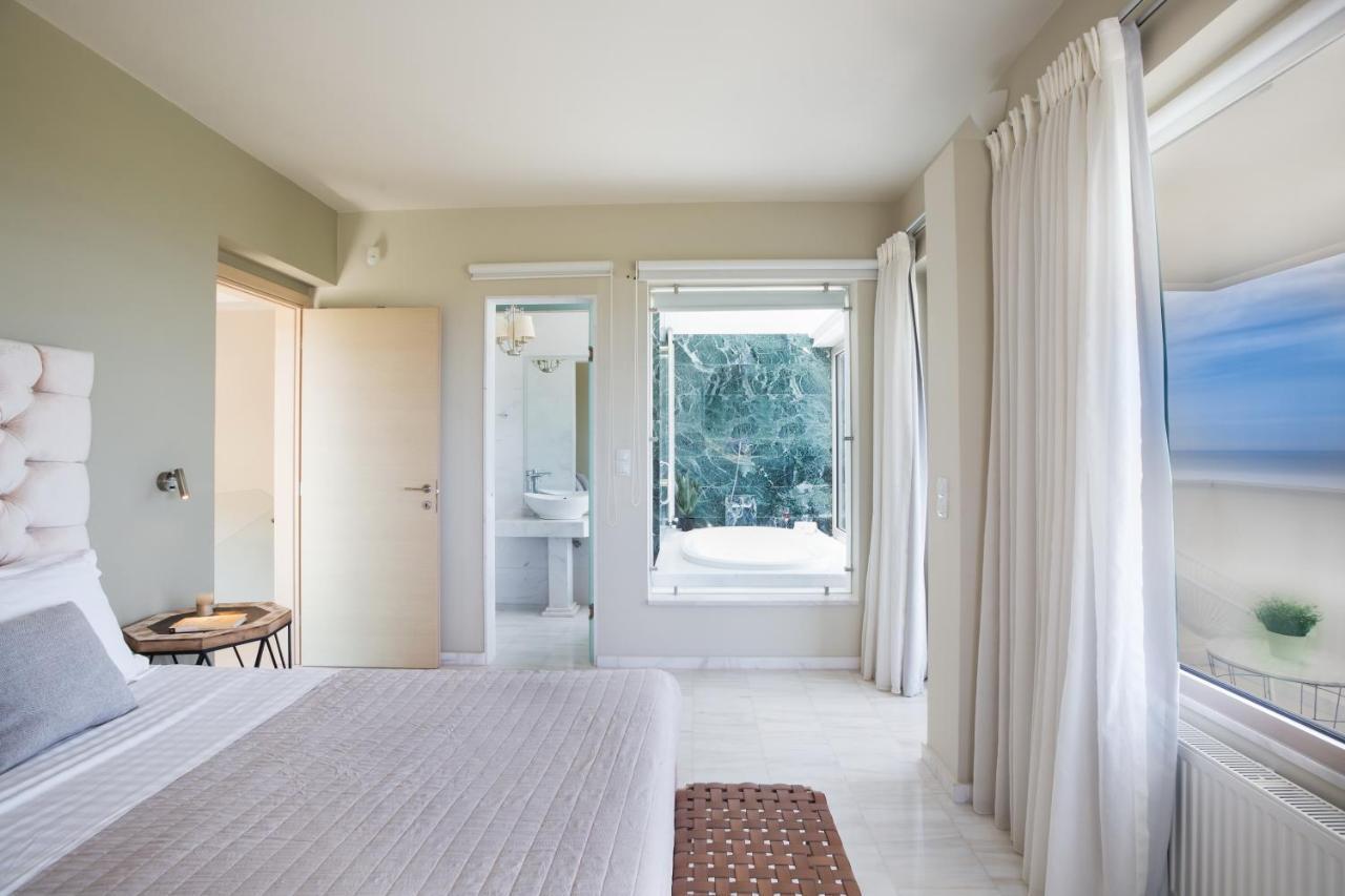 Lux Villa Mia With Heated Pool, 2Km To Beach & Childrens Area! Mikro Metochi 외부 사진