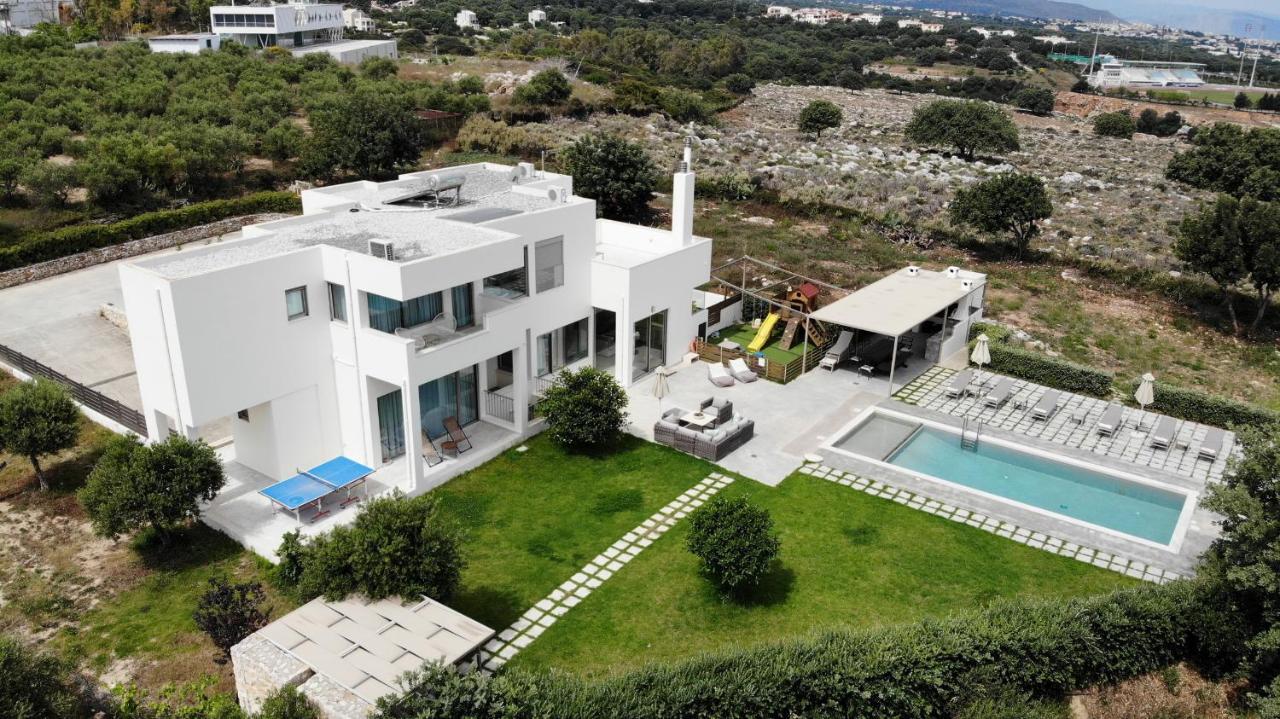 Lux Villa Mia With Heated Pool, 2Km To Beach & Childrens Area! Mikro Metochi 외부 사진
