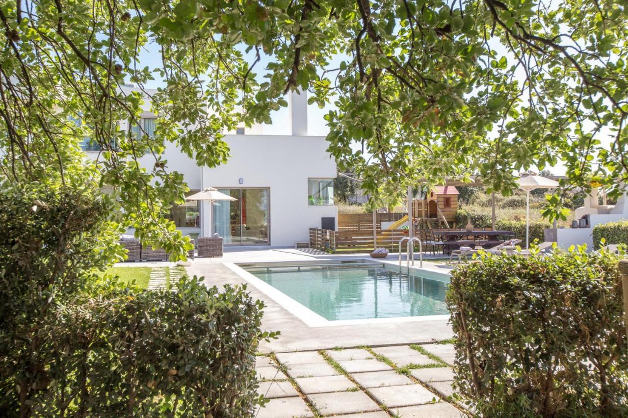 Lux Villa Mia With Heated Pool, 2Km To Beach & Childrens Area! Mikro Metochi 외부 사진